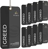 Perfa 9Pcs Greed Disposable Car Fresheners Odour Eliminator Long Lasting