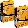 Continental Race 28 700x20-25c Bicycle Inner Tubes - 42mm Long Presta Valve - 2 Pack