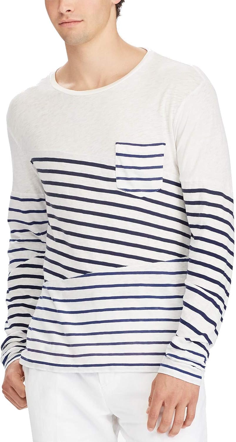 ralph lauren striped long sleeve t shirt