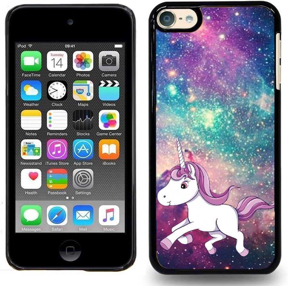 iPod Touch 5 / iPod Touch 6, Touch 5 / Touch 6 Case - Unicorn Hipster Galaxy Space - Designer Plastic Snap On Case