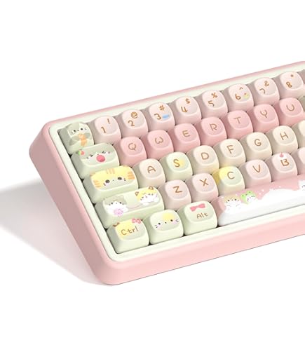 Amazon.com: COOMICKEY PBT Keycaps, 139 Keys Keycaps 75