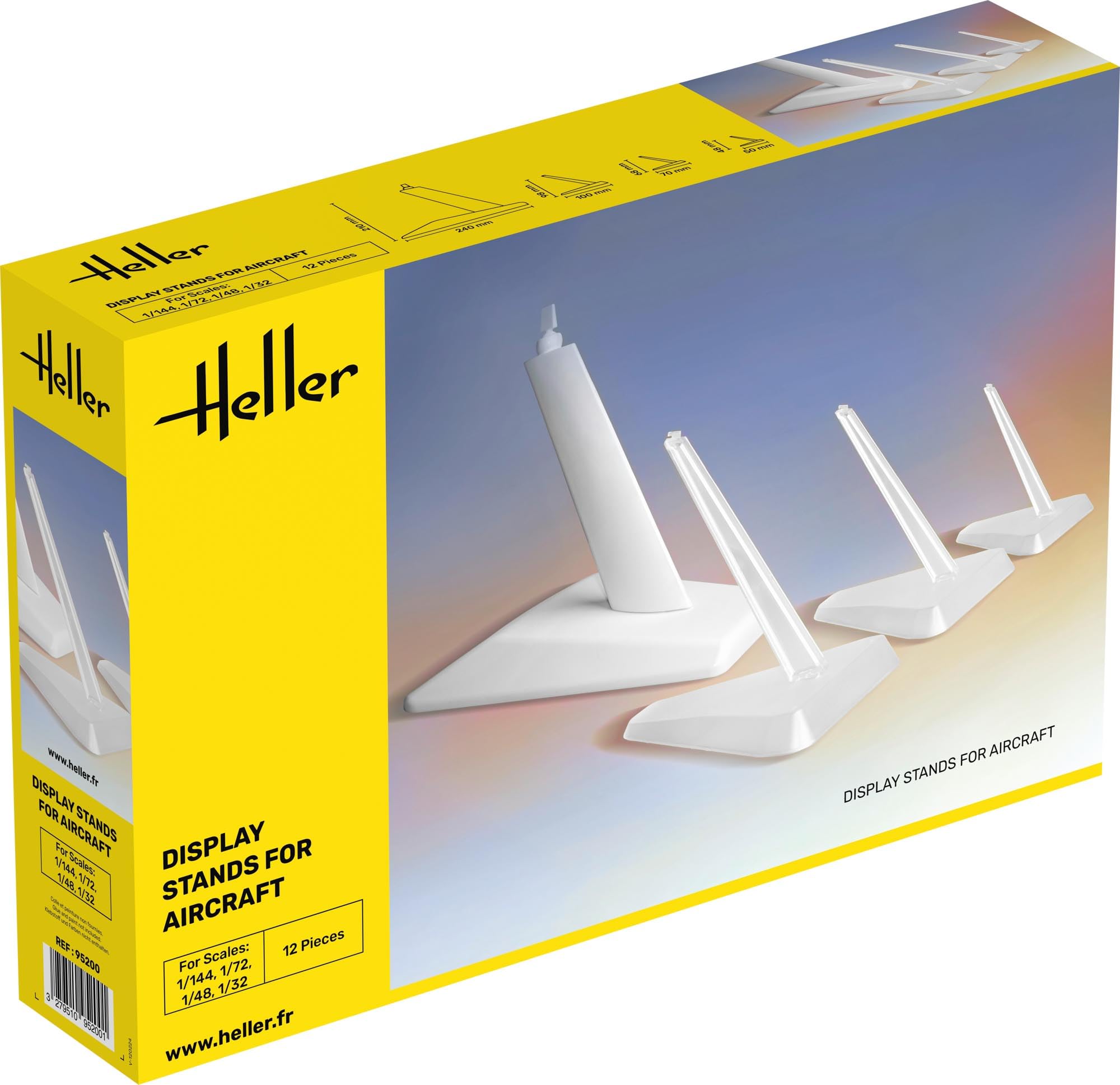 Heller Display Stands For Aircraft