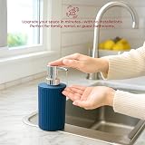 Novel Solutions Premium 4-Piece Bathroom Set Grey Rubber-Coated Modern Vanity view 4