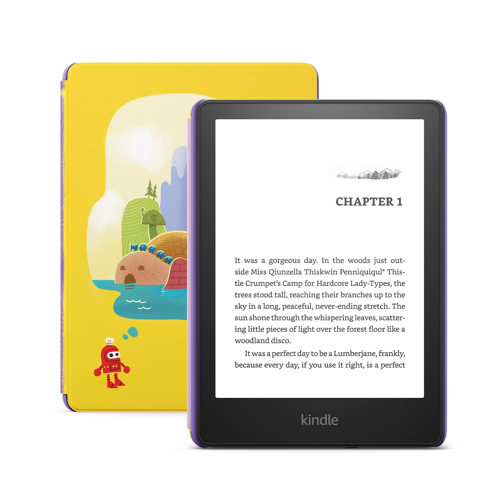 Kindle Paperwhite Kids | Includes over a thousand books, a child-friendly cover and a 2-year worry-free guarantee, Robot Dreams | 16GB (Previous generation)