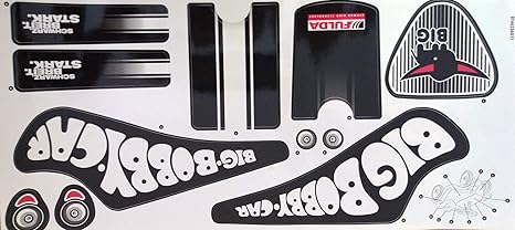 BIG Bobby Car Stickers Fulda Classic für Fulda BBC Classic oder für alle Anderen Classic Bobby Car