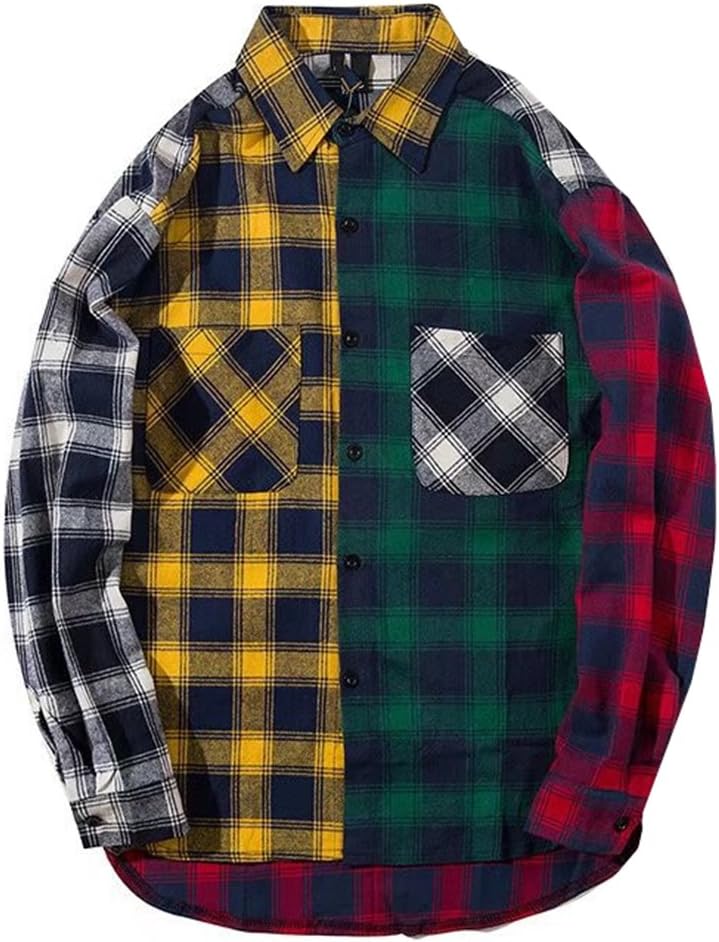 men women plaid shirt
