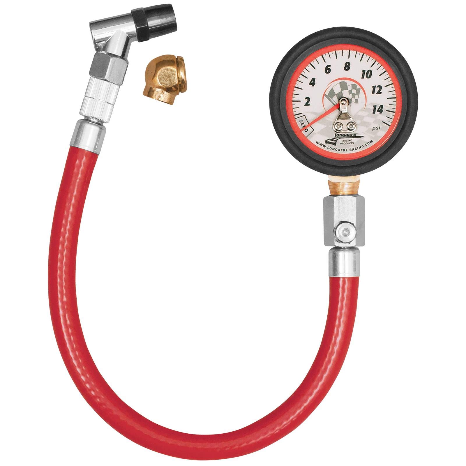 Photo 1 of Longacre 52-52034 0-15 PSI Tire Pressure Gauge, 2 Inch