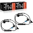 A-Premium ABS Wheel Speed Sensor Compatible with Hummer Models - H3 2006 2007 2008, Sport Utility - Front Driver and Passenger Side, (2-PC Set), Replace# 15082013, 15809261, 15820182