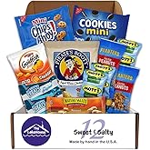 Snacks Variety Pack Care Package - 12 Count Packages for College Students, Camp - Get Well Soon Gift Basket - Healthy Snacks for Adults and Kids - Sweet and Salty Snack Pack from The LakeHouse