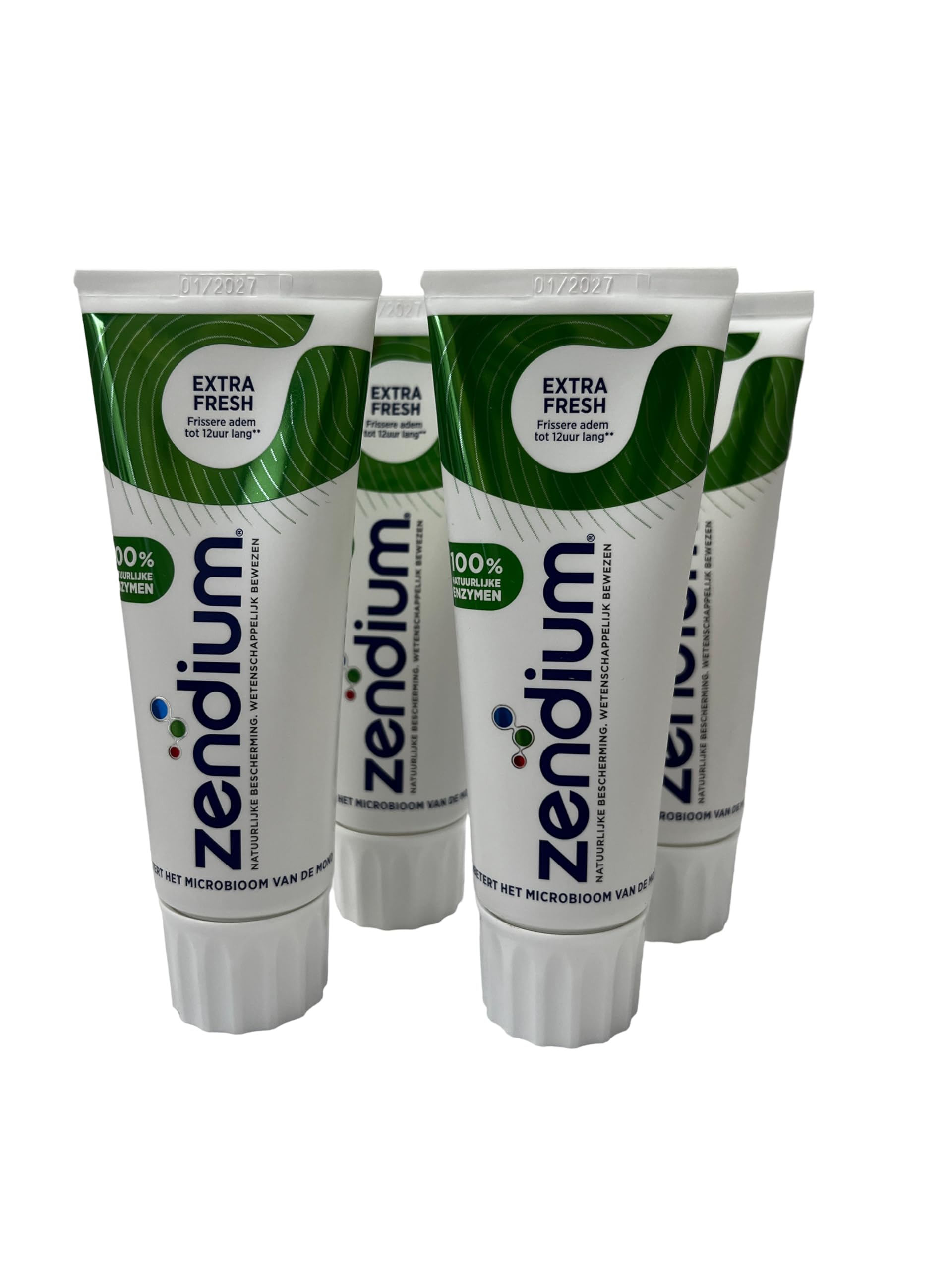 Zendium Extra FreshToothpaste 75 ml (Pack of 4)