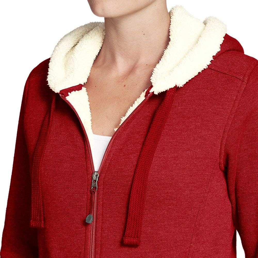 eddie bauer sherpa hoodie women's