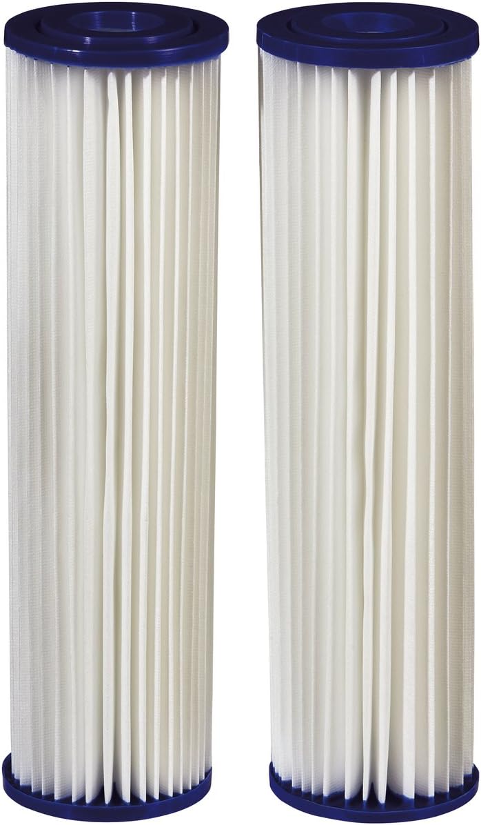 Filtrete Standard Capacity Whole House Pleated Replacement Water Filter 3WH-STDPL-F02, 2 pack, for use with 3WH-STD-S01 System: Home Improvement
