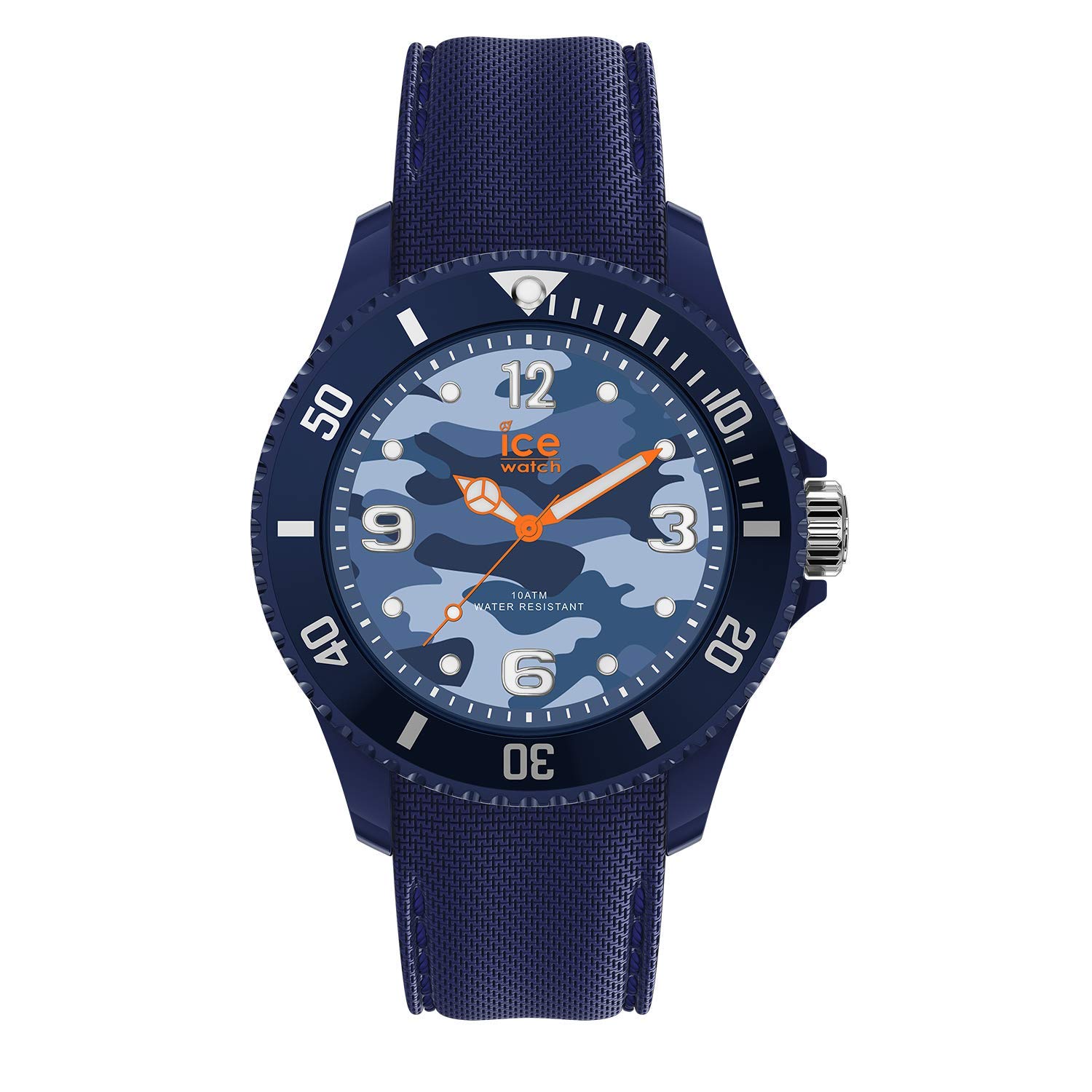ICE-WATCH - Bastogne Blue - Men's (Unisex) wristwatch with silicon strap - 016293 (Medium)