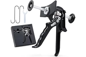 Orion Motor Tech Speedy Brake Caliper Compressor, Heavy Duty Single Dual Brake Piston Compressor Tool for Brake Pad Replacement, Disc Brake Caliper Tool Compatible with Most Cars & Trucks, Black