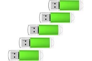 8GB Flash Drive 5 Pack, 8G USB Stick USB 2.0 Memory Stick JumpDrive Snapcap Design Thumb Drive 8g USB Drive USB Key for Data 