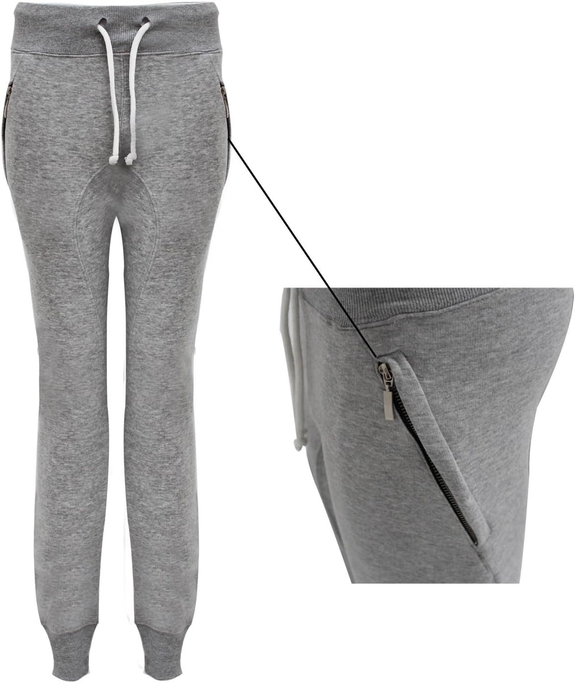 Candy Floss Ladies Baseball Track Jogging Bottoms Pants Joggers Sizes 8-14