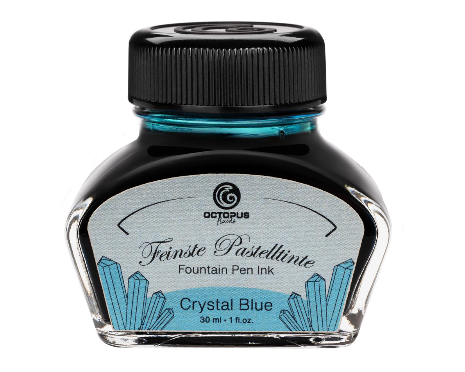 Fountain Pen Ink Pastel Blue Crystal Blue 30ml, Calligraphy Ink, Writing Ink