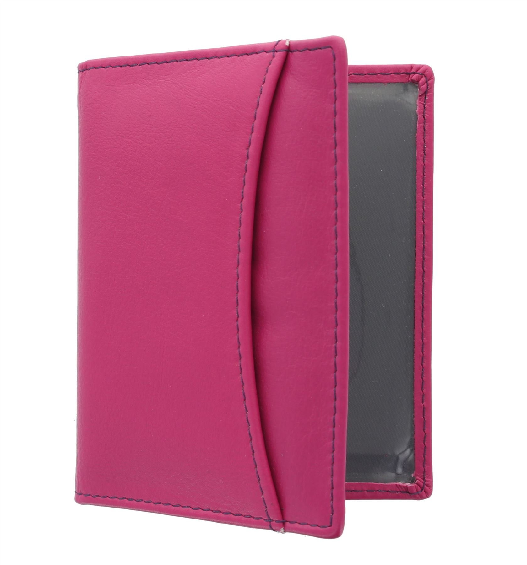 Mala Leather Odyssey Soft Leather Travel Pass/Oyster Card Holder 555_14 Fuchsia