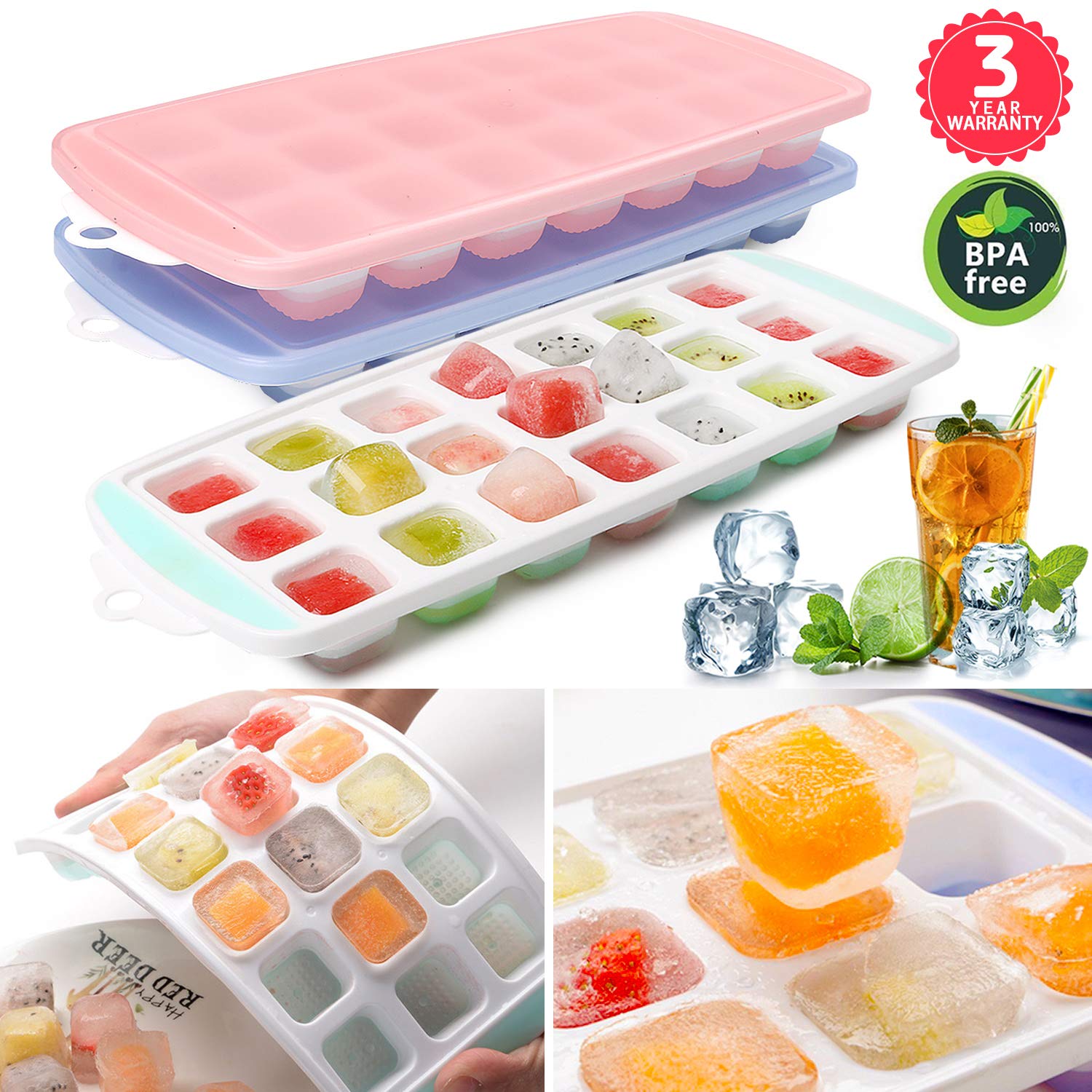 Best ice cube trays with lid dishwasher large