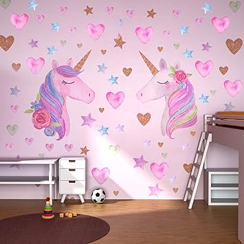 unicorn wall vinyl