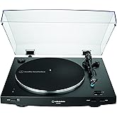Audio-Technica AT-LP3XBT-BK Bluetooth Turntable Belt Drive Fully Automatic 33/45 (Black)