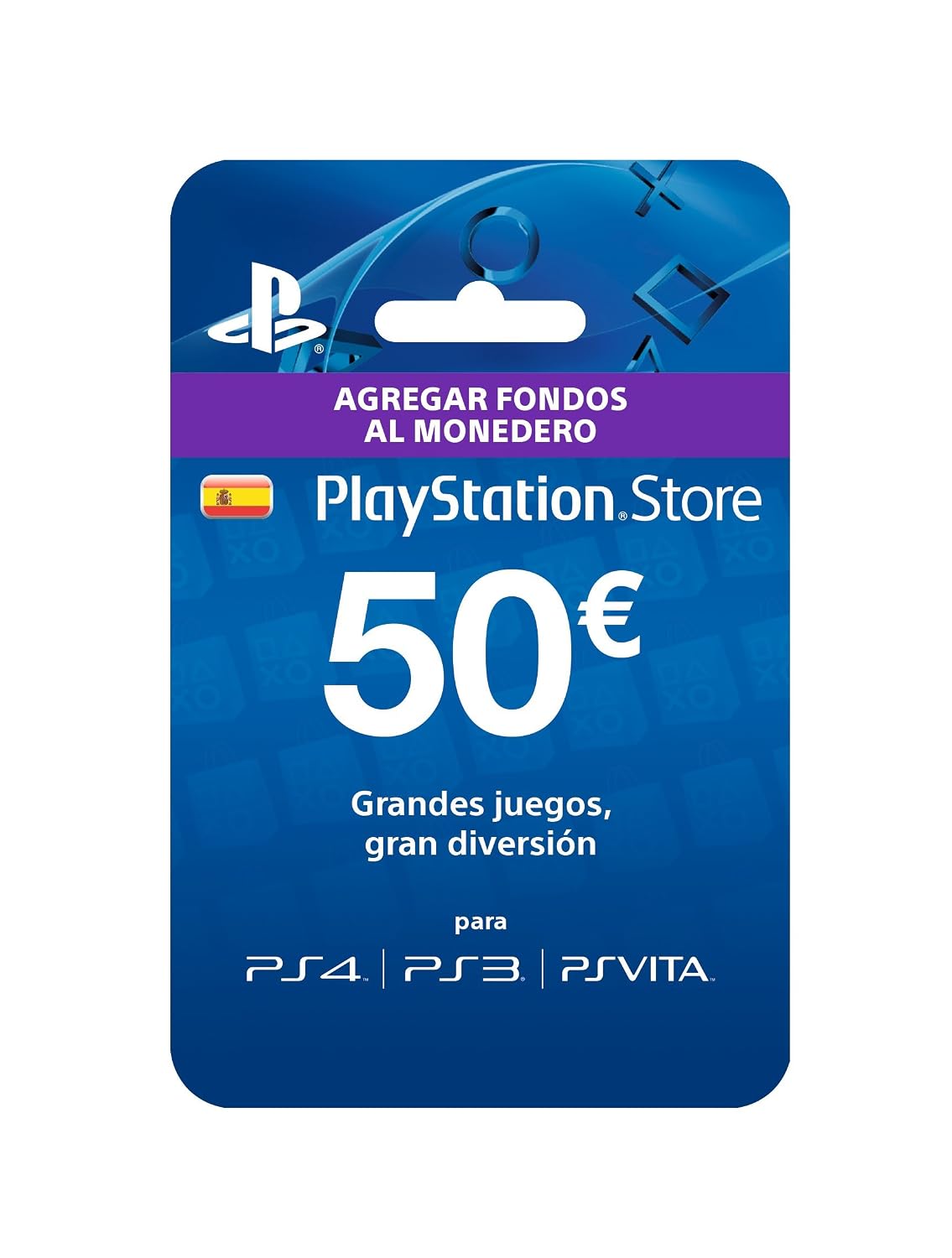 Resultat d'imatges de targeta de 50 euros para la play 4