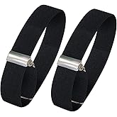 Sleeve Garters Sleeve Holders Elastic Adjustable Armbands Elastic Anti-Slip Shirt Armbands Sport Armband Strap 8pcs(4 Pairs)