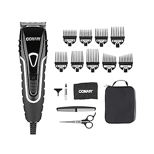 Conair Barbershop Series No-Slip Grip 20-piece Home Haircut Kit