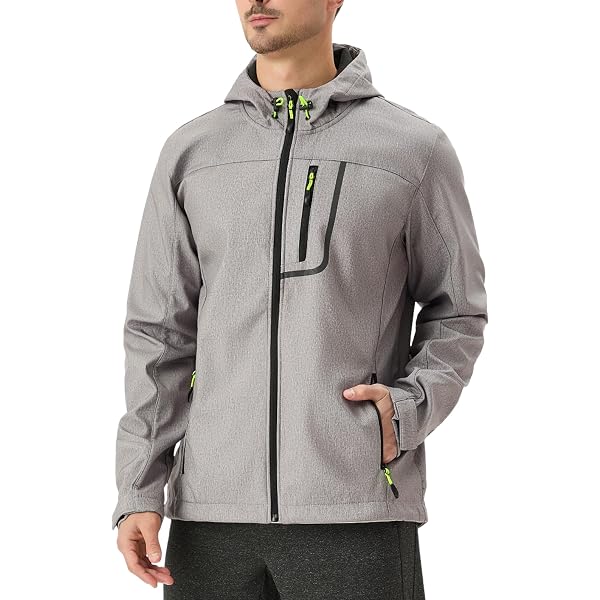 Lyle & Scott Veste Softshell Homme - Gunmetal - Coupe Vent Respirante Et Confortable Pour Sport Et Quotidien
