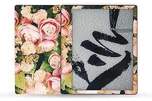 MIGHTY SKINS MightySkins Skin Compatible with Amazon Kindle Scribe (2022) Full Wrap - Faded Roses | Protective, Durable, and Unique Vinyl Decal wrap Cover | Easy to Apply | Made in The USA