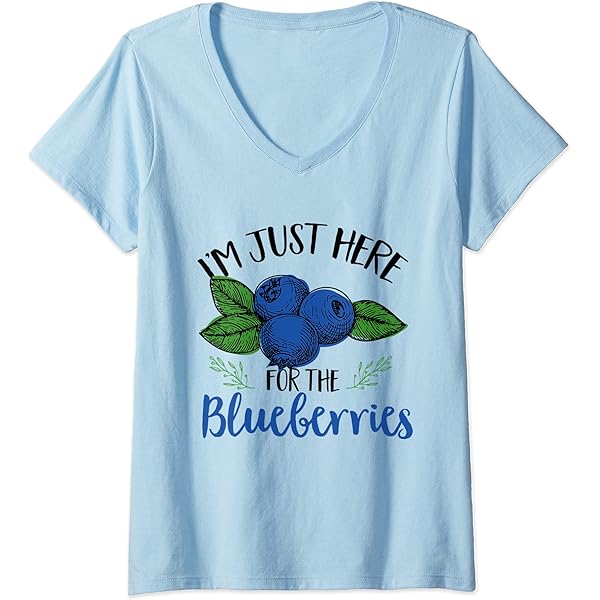 Amazon.com: Womens Blueberry Fruit - I'm Just Here For The