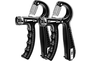 HiKeep Grip Strength Trainer (2 Pack), Forearm Strengthener, Hand Grip Gripper Strengthener, Hand Strengthening Devices, Forearm Exerciser, Finger Wrist Strengthener, Exercisers Squeezers for Strength