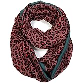 Classic Leopard Print Infinity Fashion Scarves