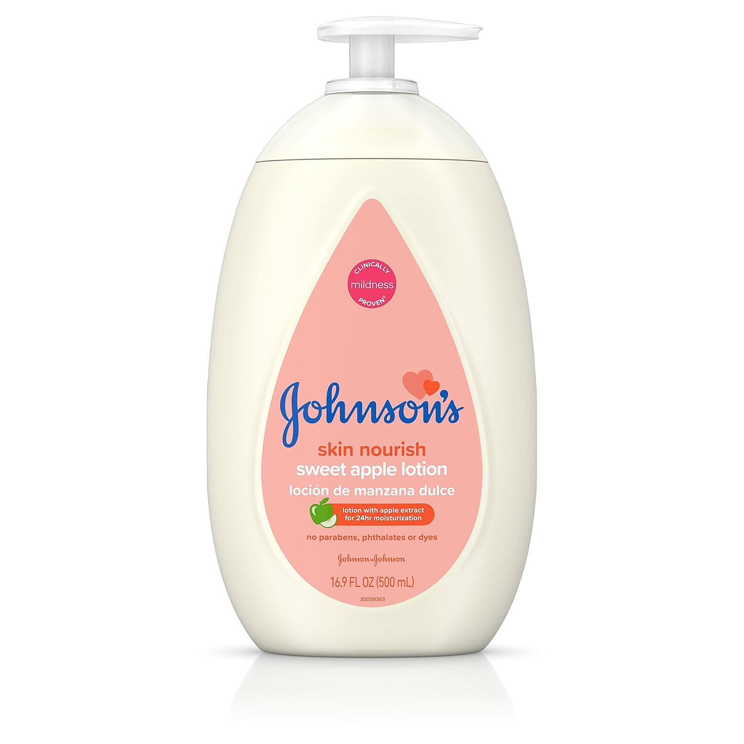 Johnson's Moisturizing Baby Lotion with Apple Extract, 16.9