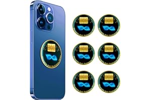 SJHPLZJYER 6 Pieces Cell Phone Blocker Protection Neutralizers Stickers for Smart Phones Tablets Laptops Computer WiFi Priner TV Electronic Devices - Yellow