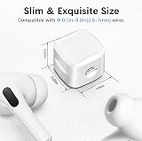 QINCINA 6 Pack Magnetic Cable Clips Cable Tidy Tools White Desk Organizer view 3