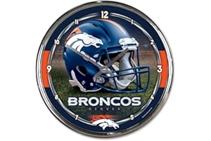 WinCraft NFL Chrome Clock, 12" x 12"