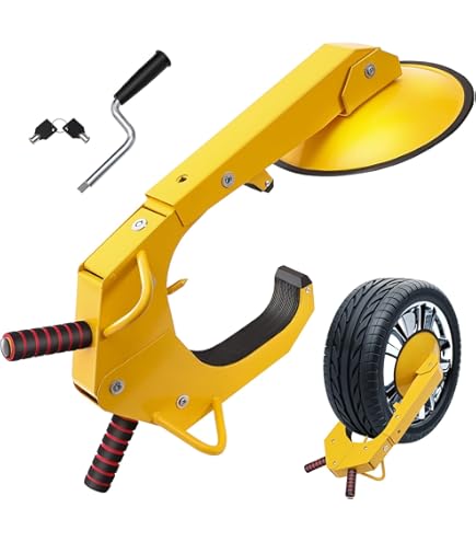 Amazon.com: Tevlaphee Wheel Lock - Car Boot Anti-Theft Trailers