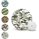 Kuruyo 20Pcs Libre 2 Sensor Covers Waterproof &amp; Breathable, Camo Prints Libre 2 Plus &amp; Lingo CGM Monitor Adhesive Patches No Hole, 15 Days Long-Stay Latex-Free &amp; Hypoallergenic