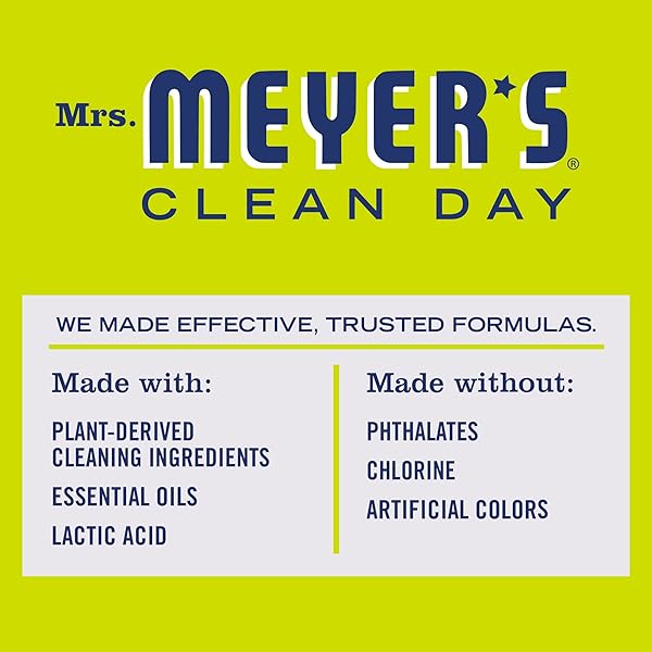 MRS. MEYER’S CLEAN DAY LIQUID TOILET BOWL CLEANER, STAIN REMOVING, LEMON VERBENA, 24 OZ
