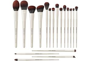 EIGSHOW Professional Makeup Brushes 18Pcs Labeled Makeup Brush Set Premium Synthetic Bristles Ultra Soft for Foundation Blush