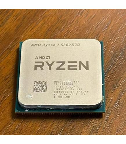 AMD Ryzen 7 5700X3D 8-Core, 16-Thread Desktop Processor : Amazon
