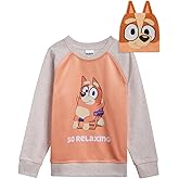 Bluey Bingo Fleece Sweatshirt and Hat Toddler to Little Kid