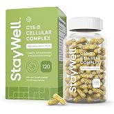 C15:0 Pentadecanoic Acid Supplement | Longevity, Cellular &amp; Membrane Support, Micro-Granule Enhanced Absorption, Phosphatidylcholine, L-Carnitine, Ubiquinol CoQ10 &amp; Tocotrienols &ndash; 120ct