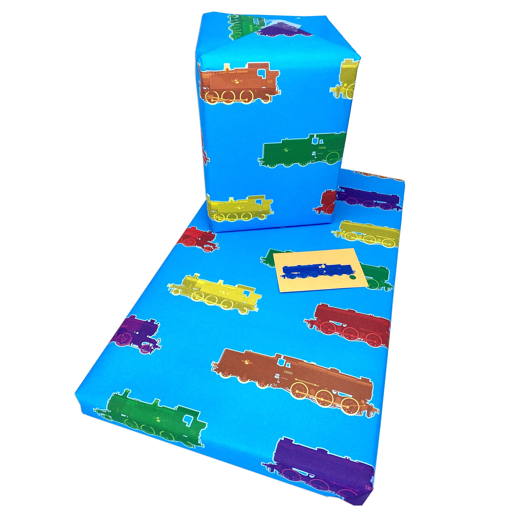 Train Wrapping Paper, 5xMulti Pack