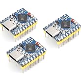 3PCS ESP32-S3 Mini Development Board with Pre-Soldered Header, Based on ESP32-S3FH4R2 Processor, 240MHz Running Frequency, Support 2.4GHz Wi-Fi &amp; Bluetooth 5, Onboard 4MB Flash Memory