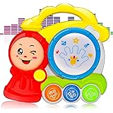 HOMCENT Baby Musical Instruments Toys, Kids Drum Set Train Piano Keyboard and Musical Learning Toys for 1 2 3 4 5 Year Old Bo
