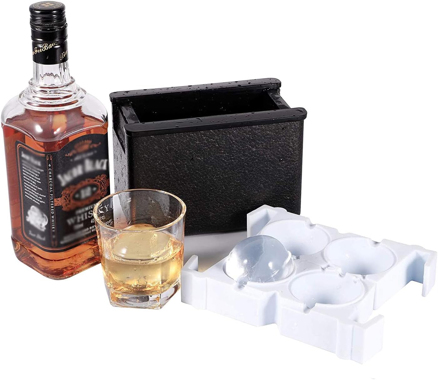 Crystal Clear Ice Ball Maker Ice Ball Spherical Whiskey Tray Mould