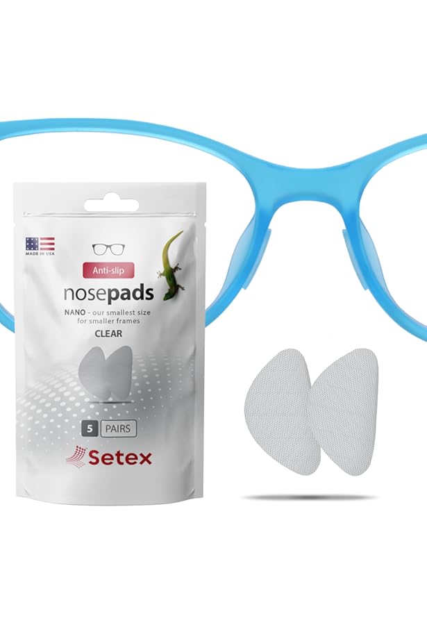 Almohadillas Para Nariz De Gafas - 20 Pares Transparentes, Silicona Suave, Adhesivas, Antideslizantes