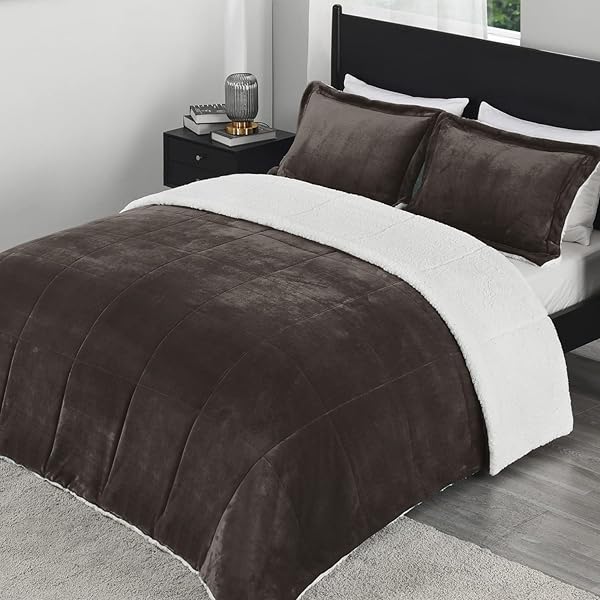 Amazonbasics Micromink Sherpa Comforter Set atelieryuwa.ciao.jp